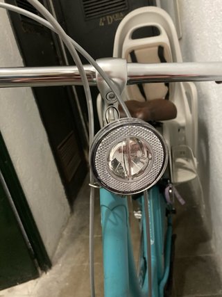 Bicicleta Holandesa Gazelle con silla y cesta