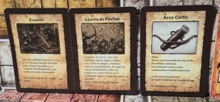 Miniatura Exploradora Elfa Resina Roja
