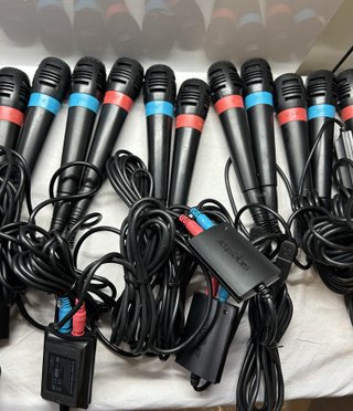 Lotto 9x Microfoni SingStar PS2 PS3 USB Sony