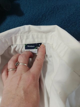 Lote de 4 Camisas blancas uniforme escolar