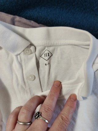 Lote de 4 Camisas blancas uniforme escolar