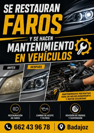 Restauración y mantenimiento