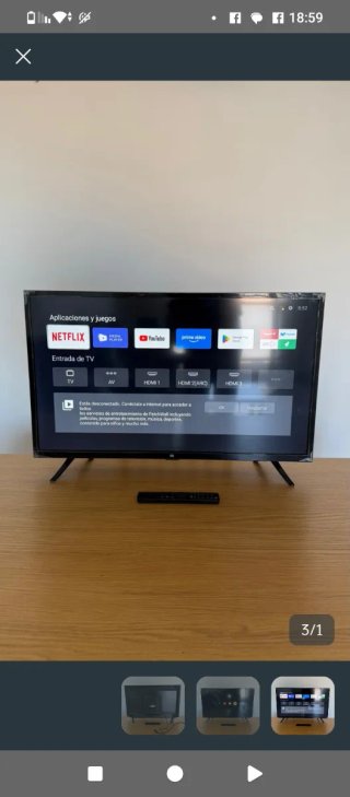 Xiaomi Smart TV Android 4K Negra