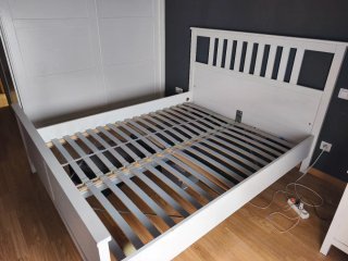 Estructura Cama Matrimonio IKEA Hemnes Blanca