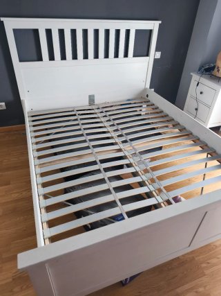 Estructura Cama Matrimonio IKEA Hemnes Blanca