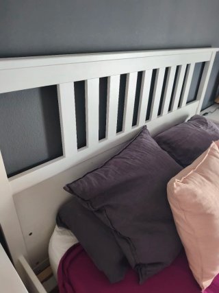 Estructura Cama Matrimonio IKEA Hemnes Blanca