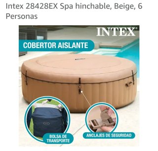 Spa Hinchable Intex 6 Personas Beige