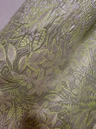 Vestido de fiesta verde y plateado Talla L