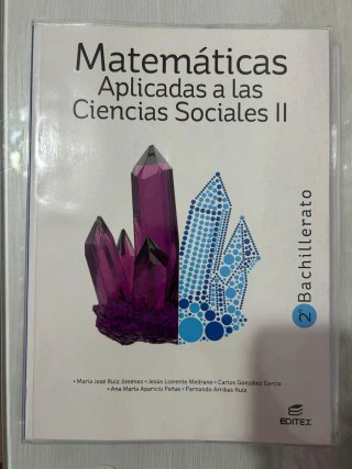 Matemáticas Aplicadas a las Ciencias Sociales I...