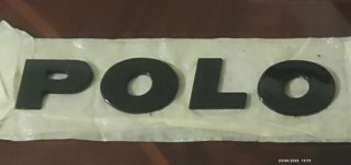 Emblema posteriore originale Volkswagen Polo