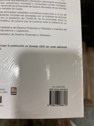 Curso de derecho financiero I. Derecho tributar...