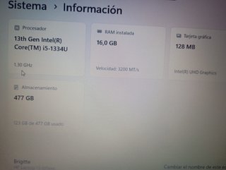 Ordenador Portátil HP i5 Gris