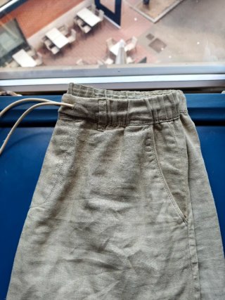 Pantalón Lino Verde Talla L