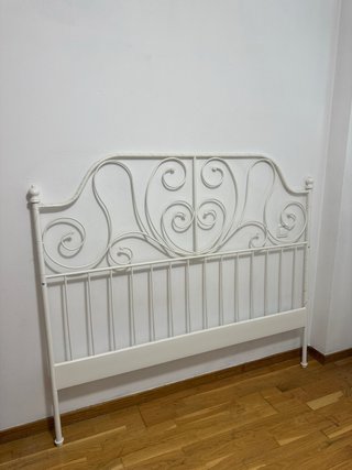 Cabecero de forja blanco Ikea