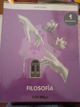 Filosofía 1º Bachillerato. Libro del estudiante...