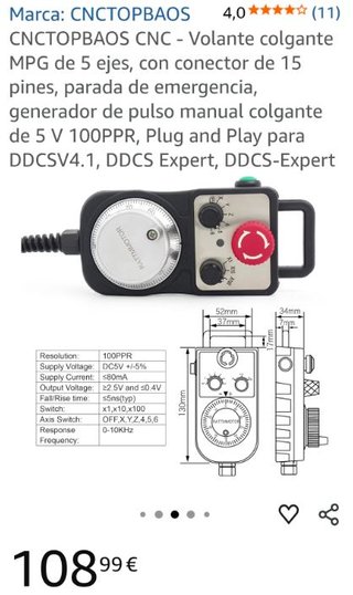 GENERADOR DE PULSOS MANUAL (MPG)-HPF6-LA41S-DM1