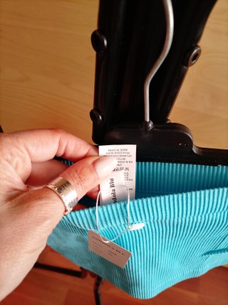Top a Fascia Gondola Blu Taglia Unica