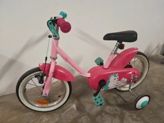 Bicicleta infantil rosa 3-4 años