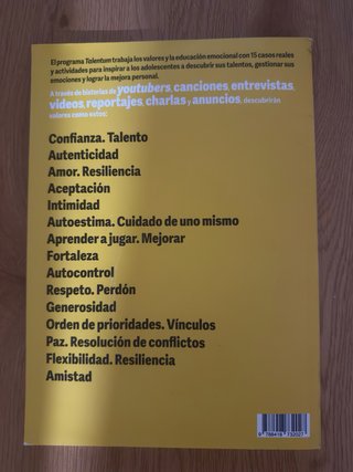 Talentum, 3 Secundaria programa de valores y de...