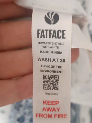 Fatface Top Talla L/40 Viscosa Estampado Floral