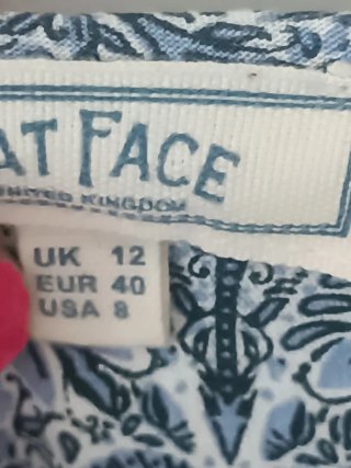 Fatface Top Talla L/40 Viscosa Estampado Floral