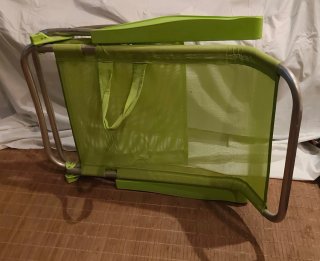 2 Sillas de Playa Plegables graduables  Verdes