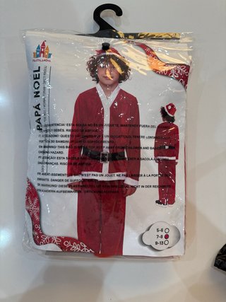 Disfraz Papá Noel Talla 7/8