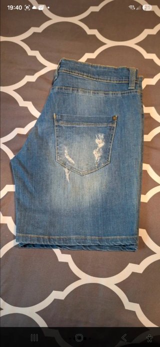 Bershka Shorts/ mini bermudas Vaqueros Destroys