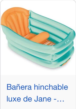 Bañera hinchable Jane viaje Naranja/Verde