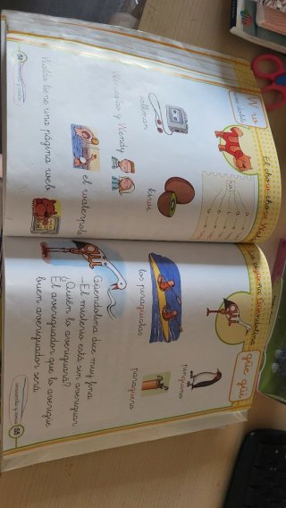 Aprendo a leer.