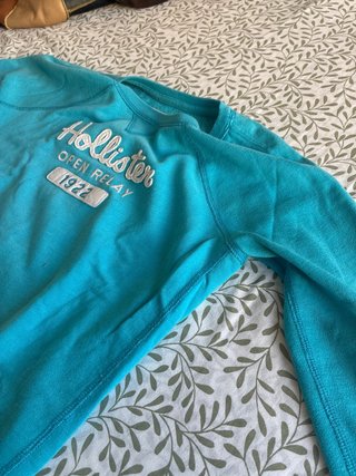 Suéter Hollister Talla L mujer Teal