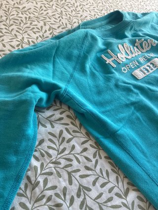 Suéter Hollister Talla L mujer Teal