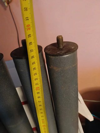 4 Patas Cama 26cm. Las 4 x 10 euros