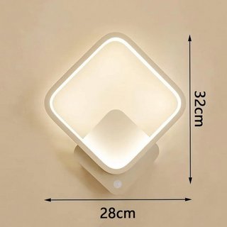 Aplique negro sensor mov. led luz cálida NUEVO