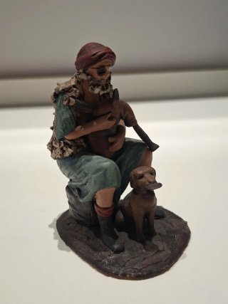 Figura Belén Perro Lazarillo