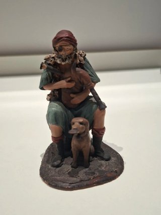 Figura Belén Perro Lazarillo