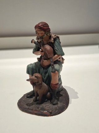 Figura Belén Perro Lazarillo