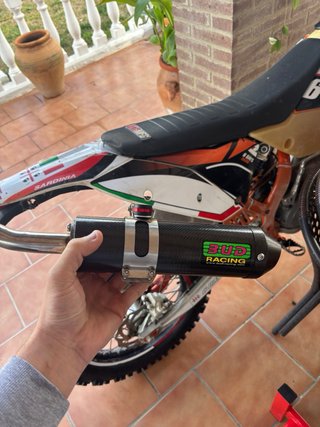KTM EXC 125 Enduro/Motocross Naranja/Blanca