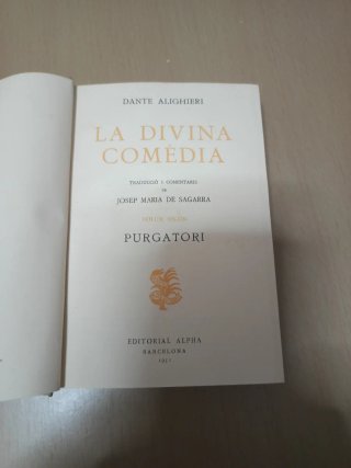 La Divina Comedia en 3 Volúmenes en Catalán