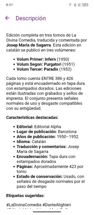 La Divina Comedia en 3 Volúmenes en Catalán