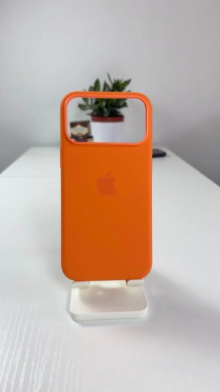 Funda Silicona iPhone 17 Pro/Pro Max Naranja