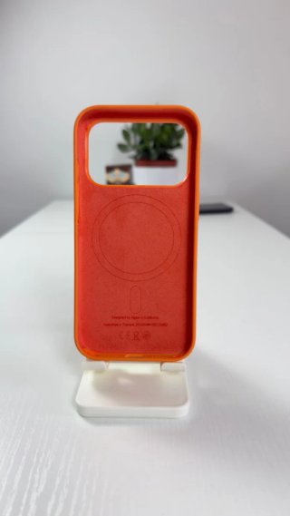 Funda Silicona iPhone 17 Pro/Pro Max Naranja