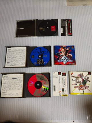 Lote 10 Juegos PS1 Japón - Deportes, Lucha y Golf