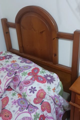 Dormitorio provenzal madera rústica