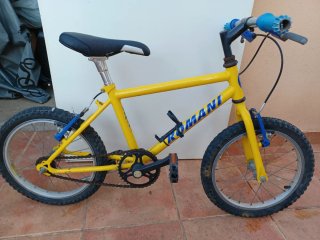 Bicicleta Romani Amarilla Infantil