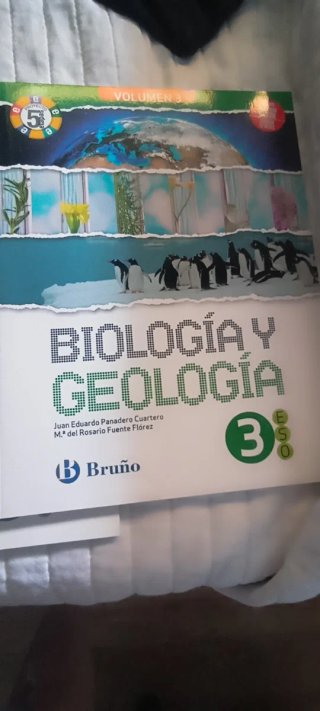 Libros texto Biología tercero ESO 3 volumenes
