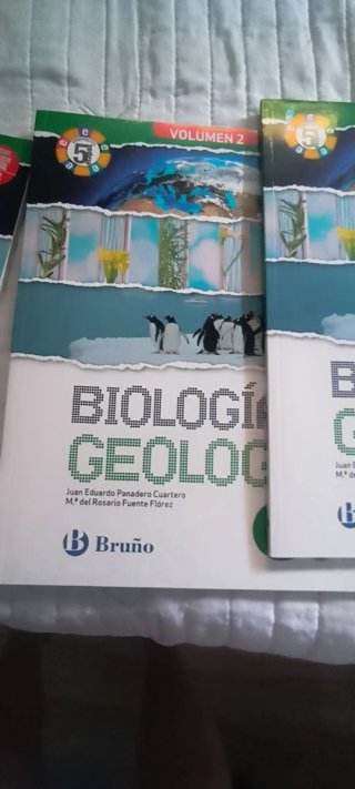 Libros texto Biología tercero ESO 3 volumenes