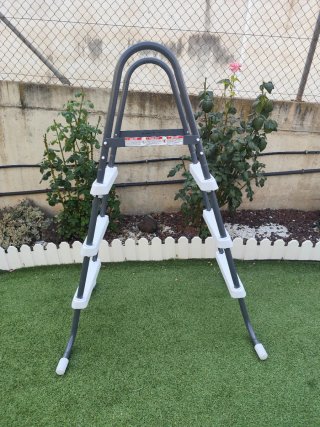 Escalera Intex Piscina Metal/Plástico