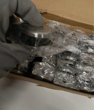 Pinza para vidrio con protectores