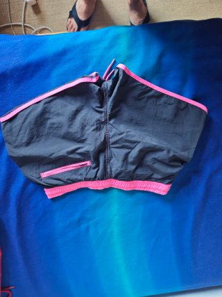 Bañador Formula Joven XL Negro/Rosa